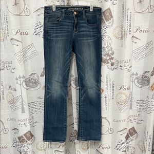 American Eagle Outfitters Women's Dark Blue Boot Cut Jeans